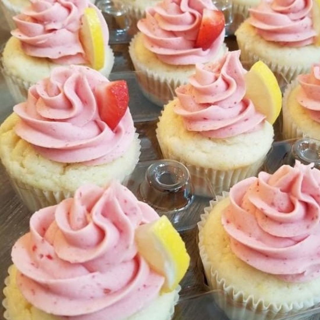 Strawberry Lemonade Cupcakes