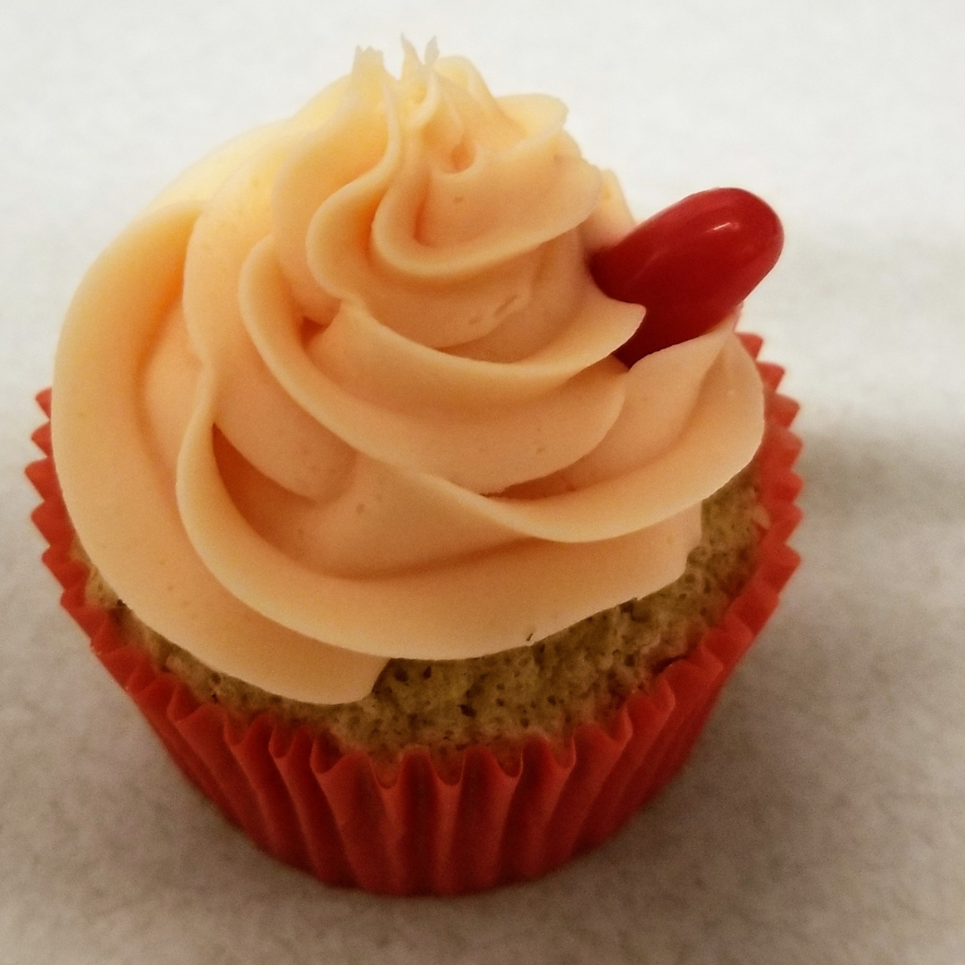 Fireball Cupcakes with Fireball Icing